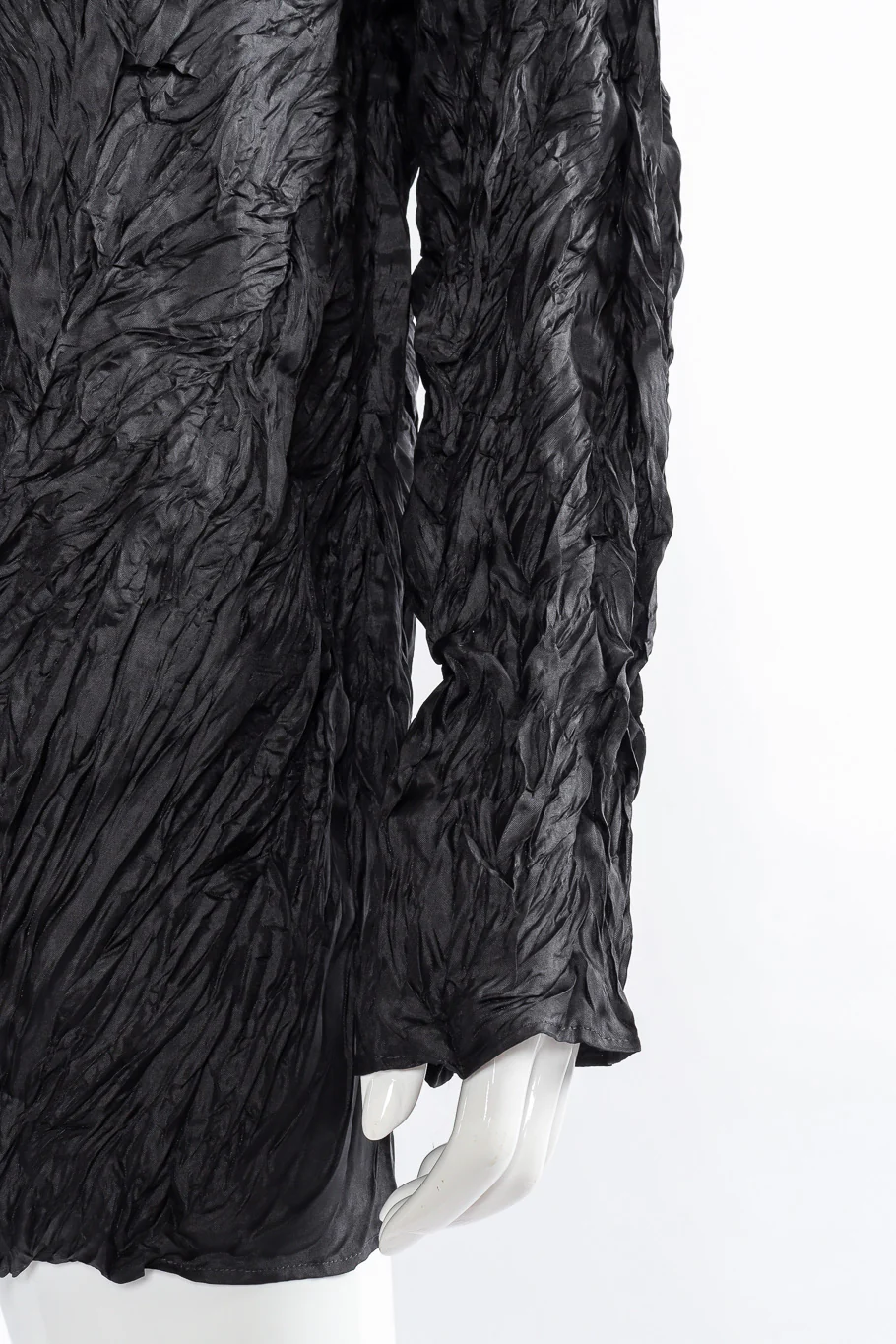 Crinkle Pleat Turtleneck Top - Image 5