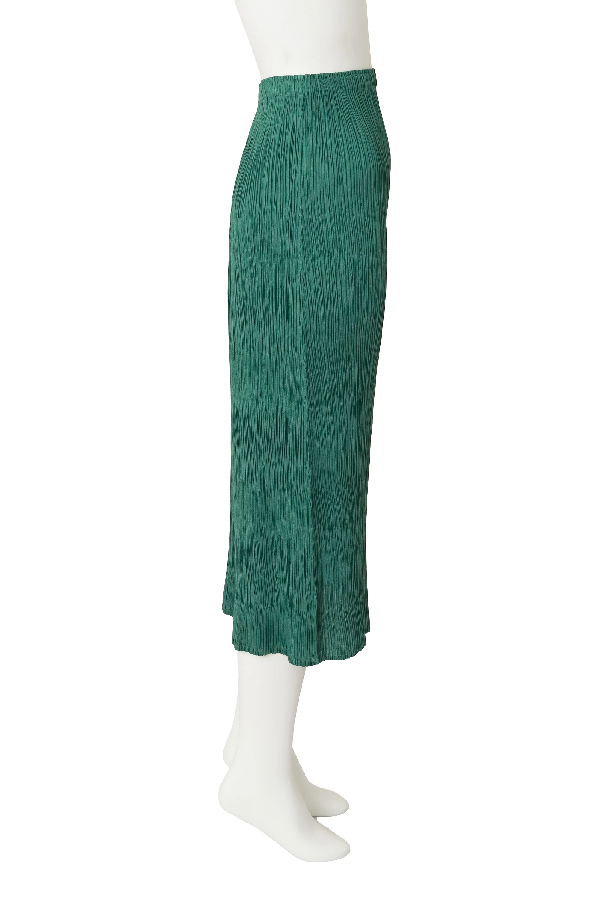 Crinkled Pleat Midi Skirt - Image 3