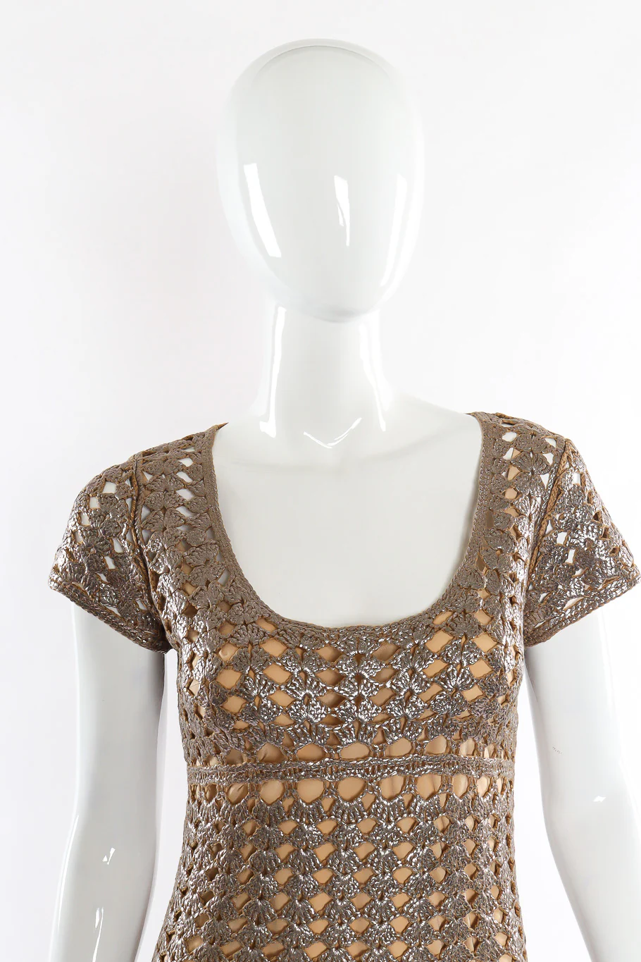 Crochet Cocktail Dress - Image 3