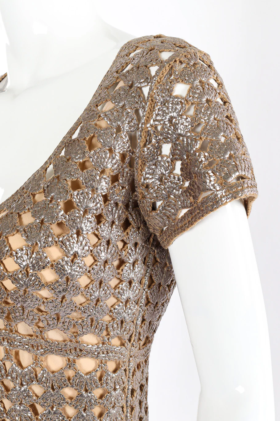 Crochet Cocktail Dress - Image 4