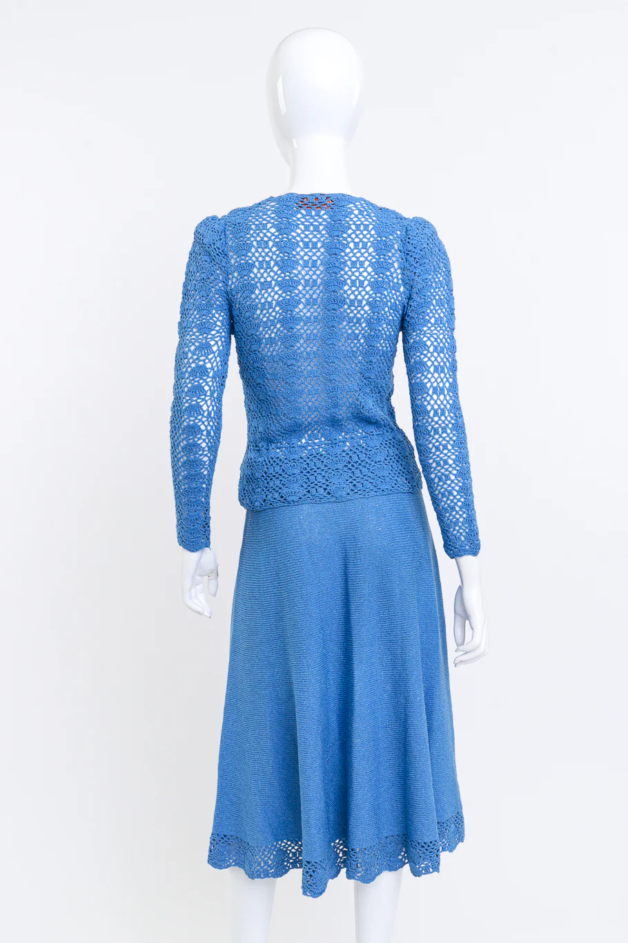 Crochet Fan Knit Skirt Set - Image 4