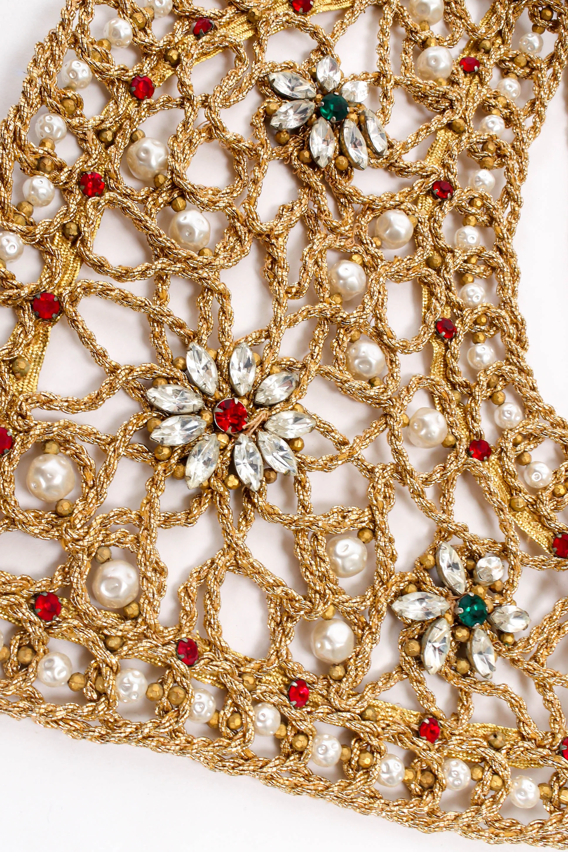 Jeweled Crochet Rope Vest - Image 3