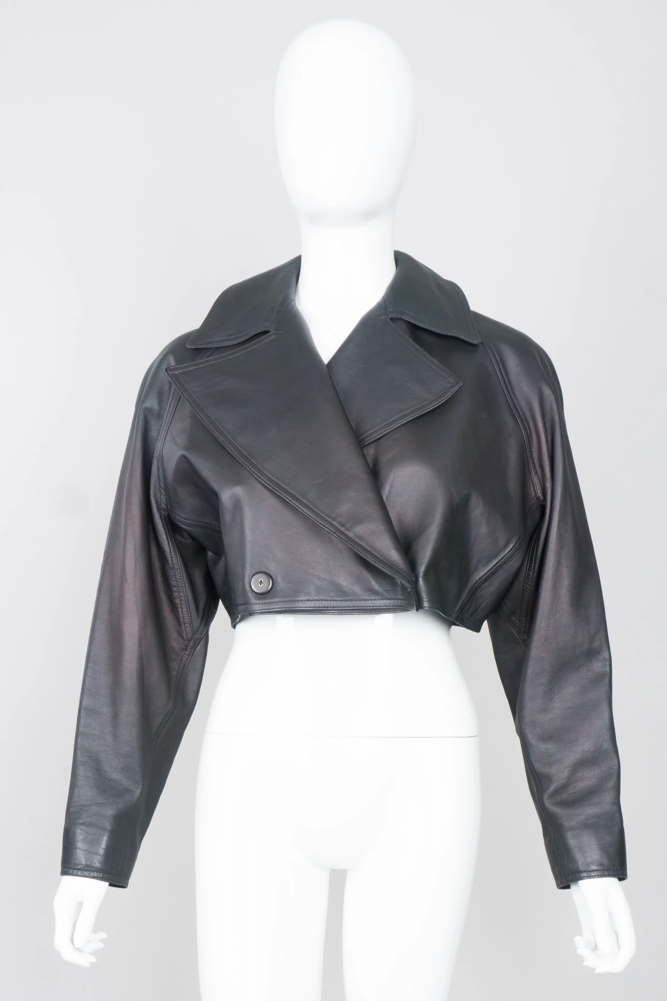 Cropped Biker Jacket