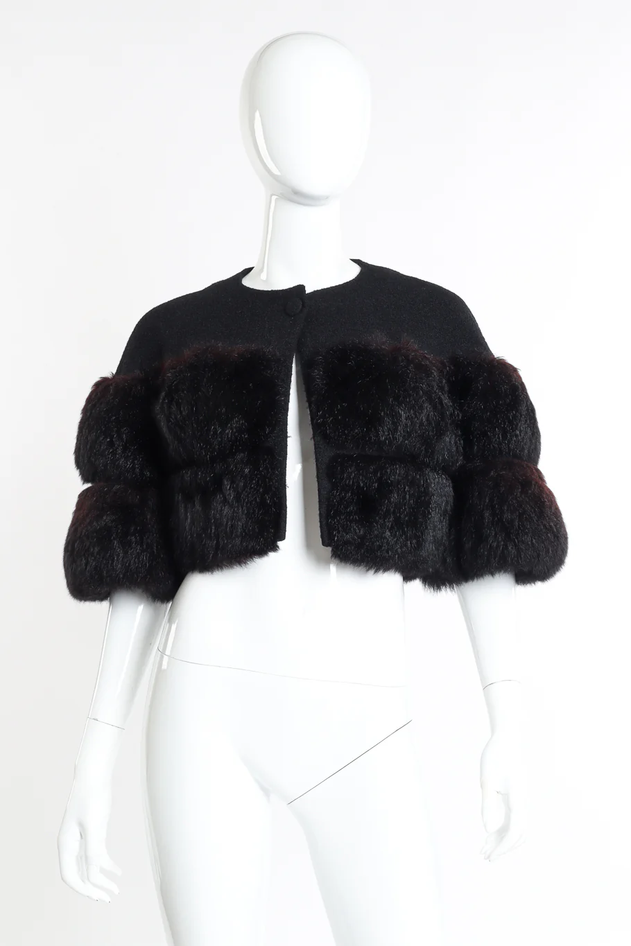 Cropped Fur Jacket