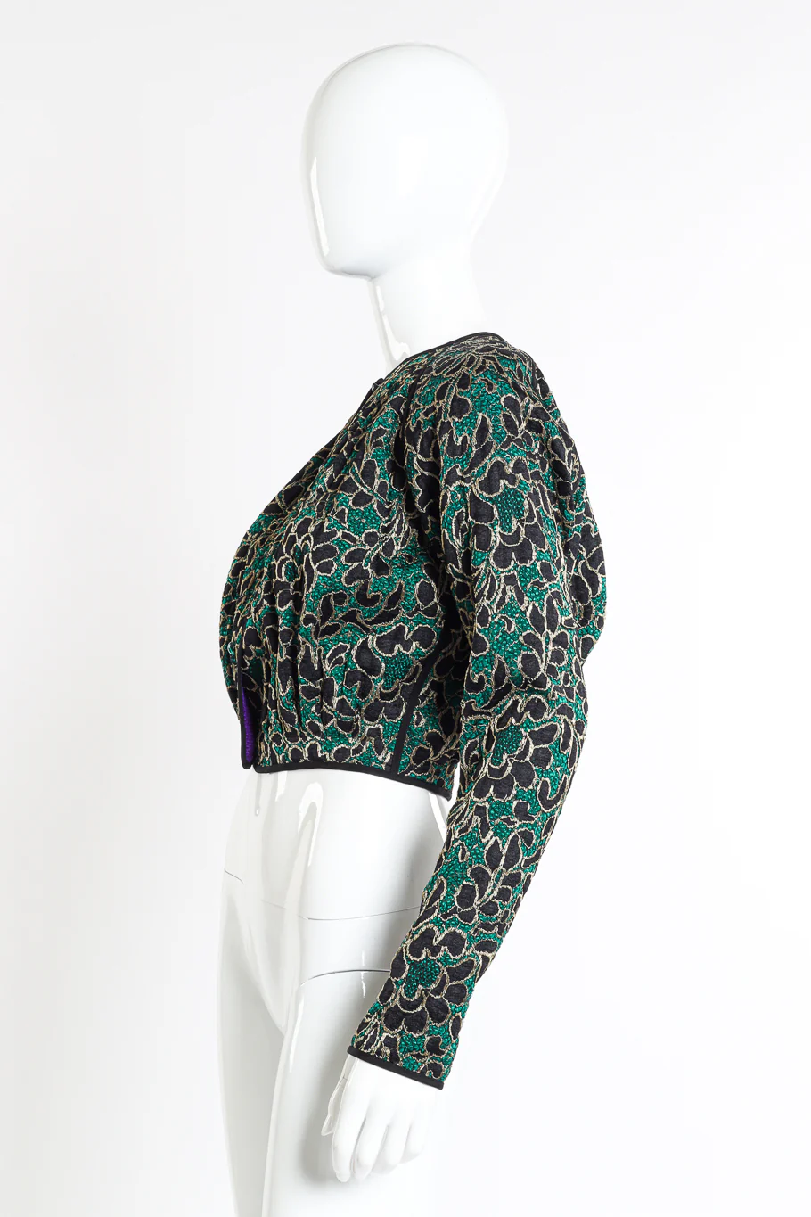 Cropped Lace Jacket - Image 2
