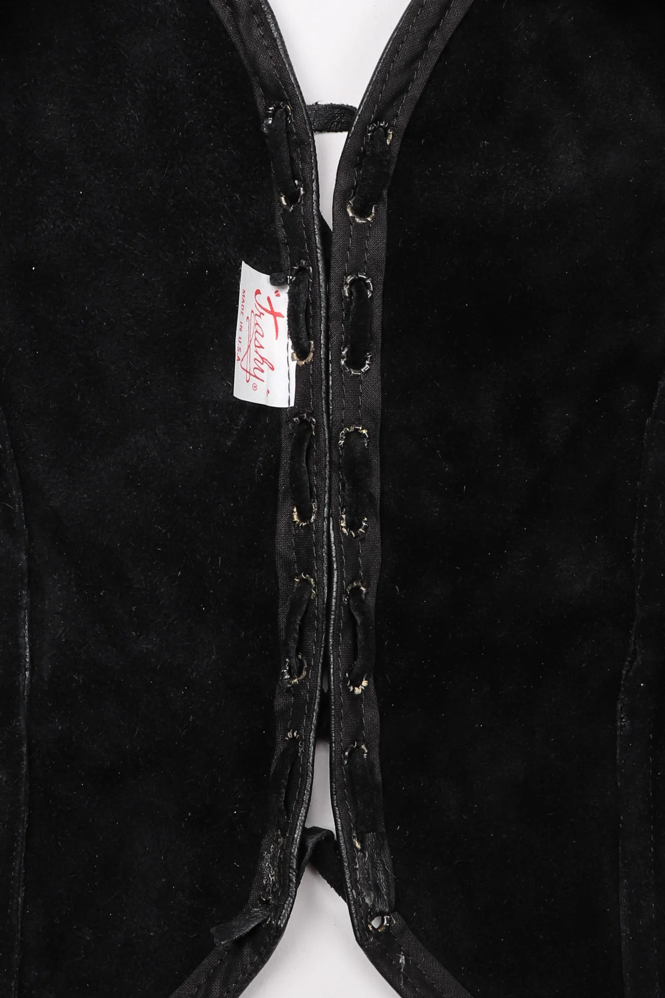 Cropped Leather Vest - Image 15