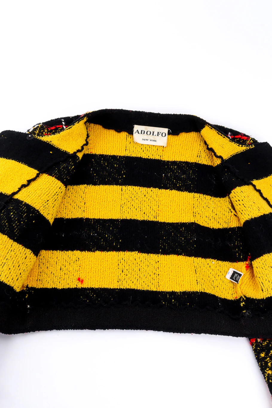 Cropped Plaid Bouclé Jacket - Image 6
