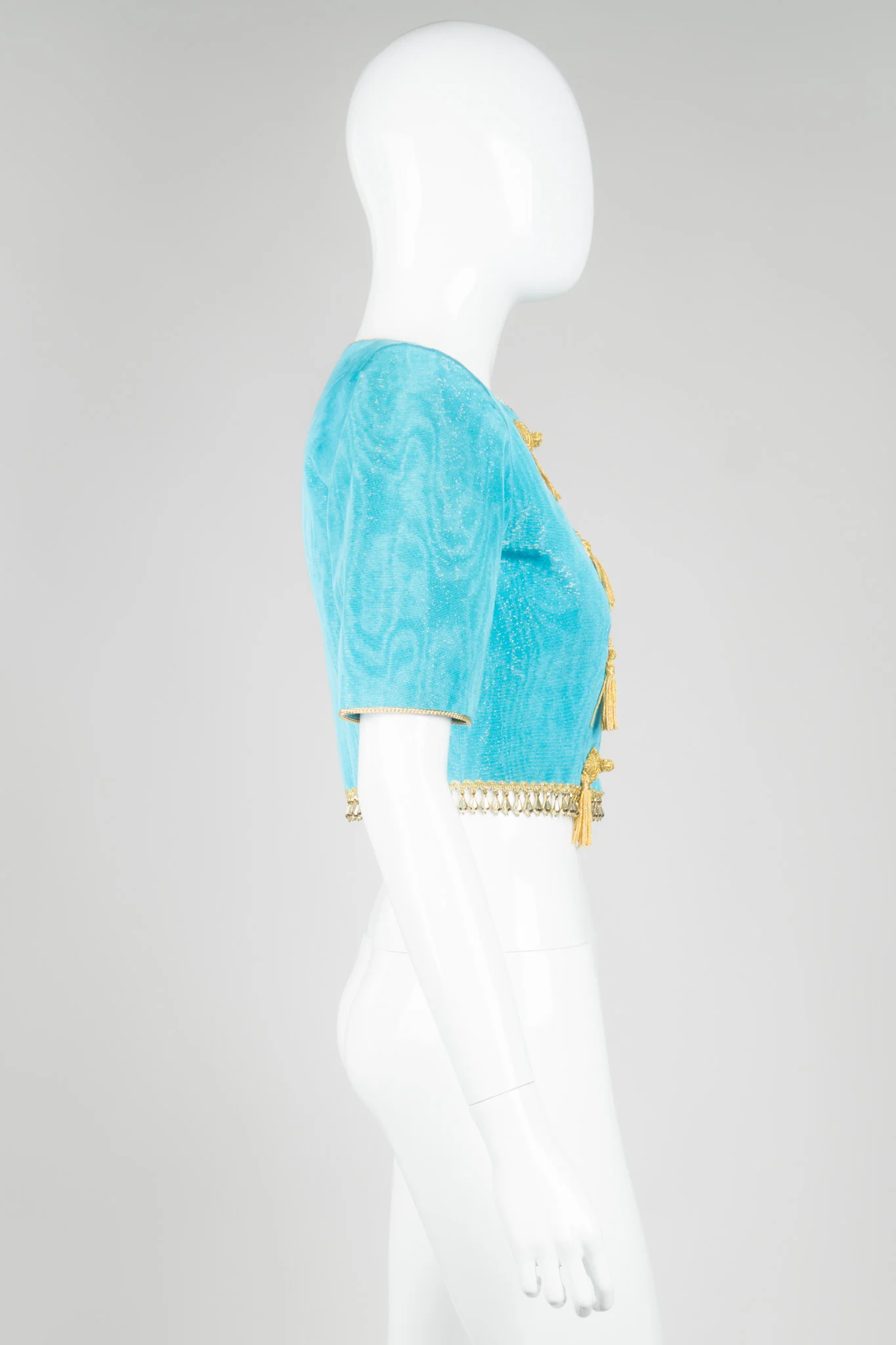 1993 S/S Cropped Tassel Jeannie Jacket - Image 7