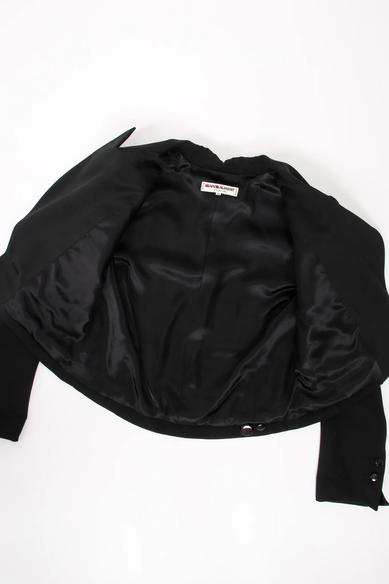 Cropped Tuxedo Jacket - Image 13