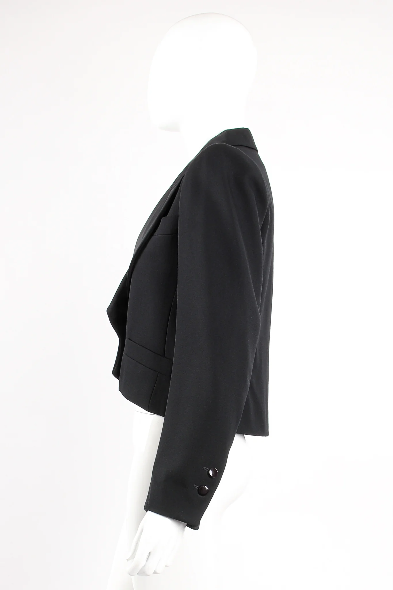 Cropped Tuxedo Jacket - Image 8