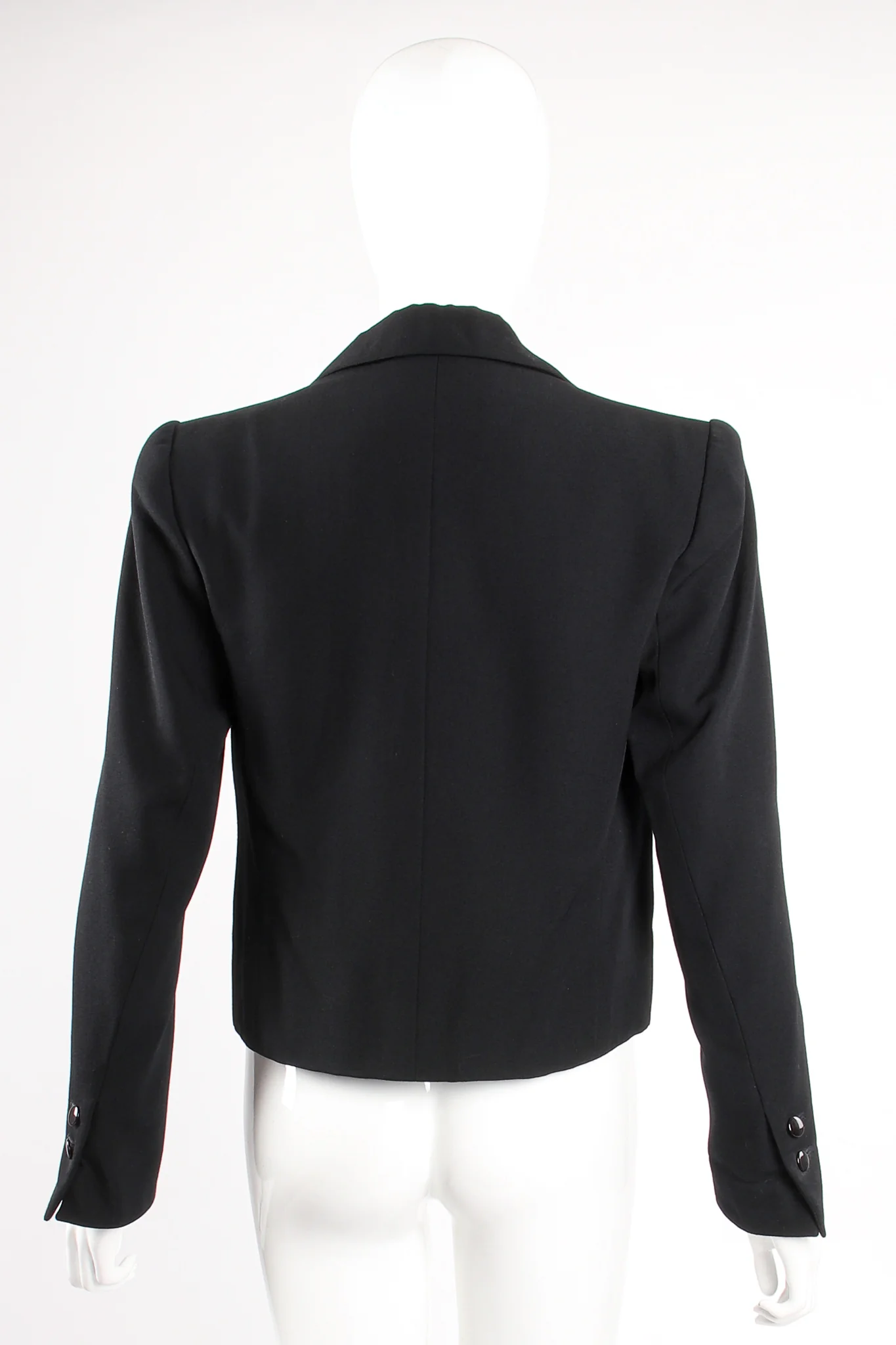 Cropped Tuxedo Jacket - Image 9