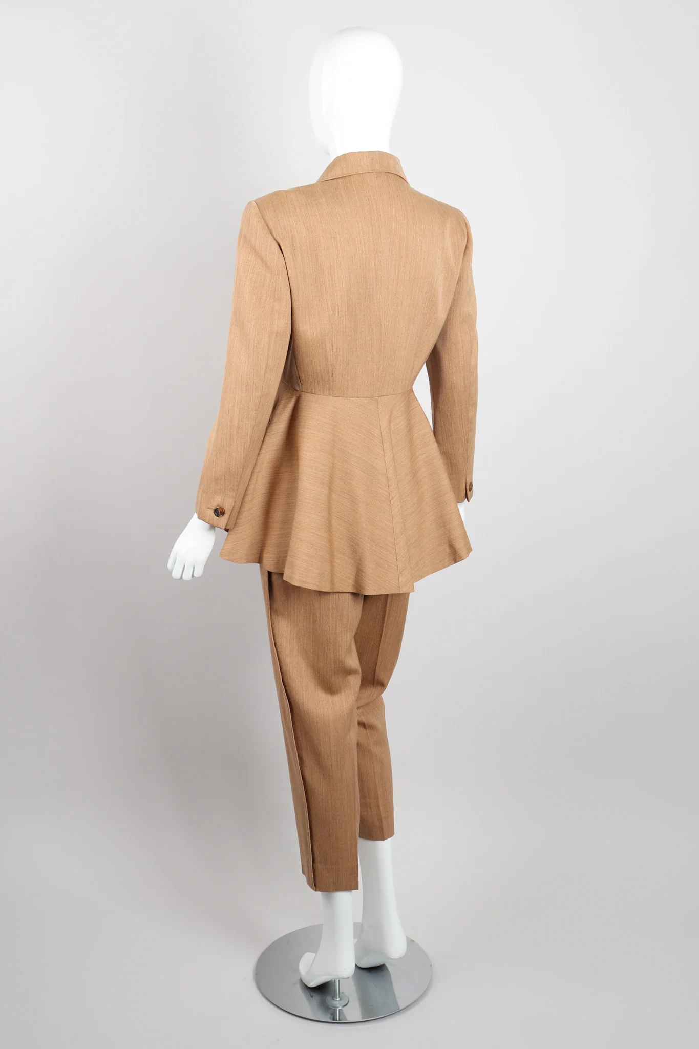 Cropped Waterfall Jacket & Pant Set - Image 6