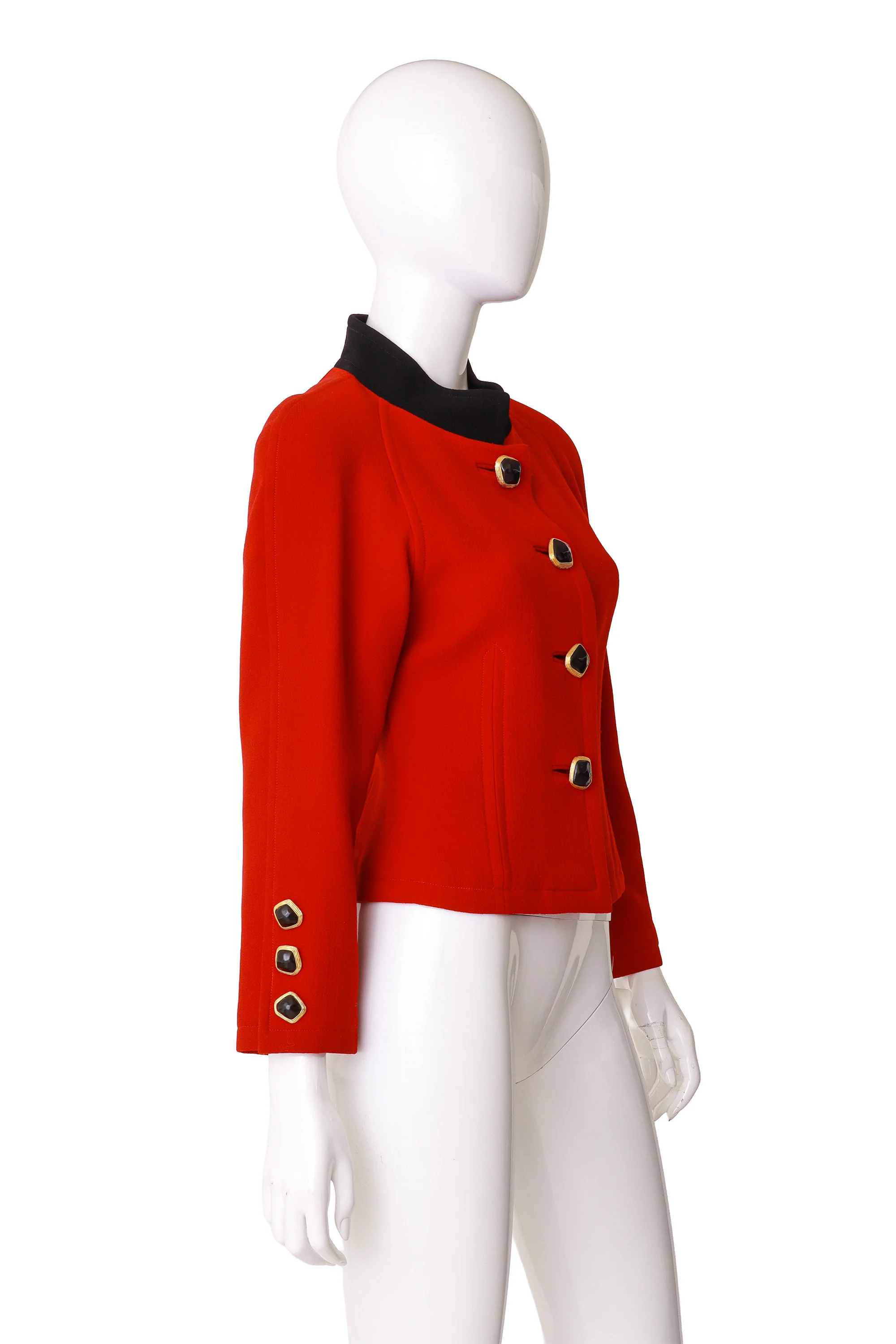 Cropped Wool Jacket - Image 3