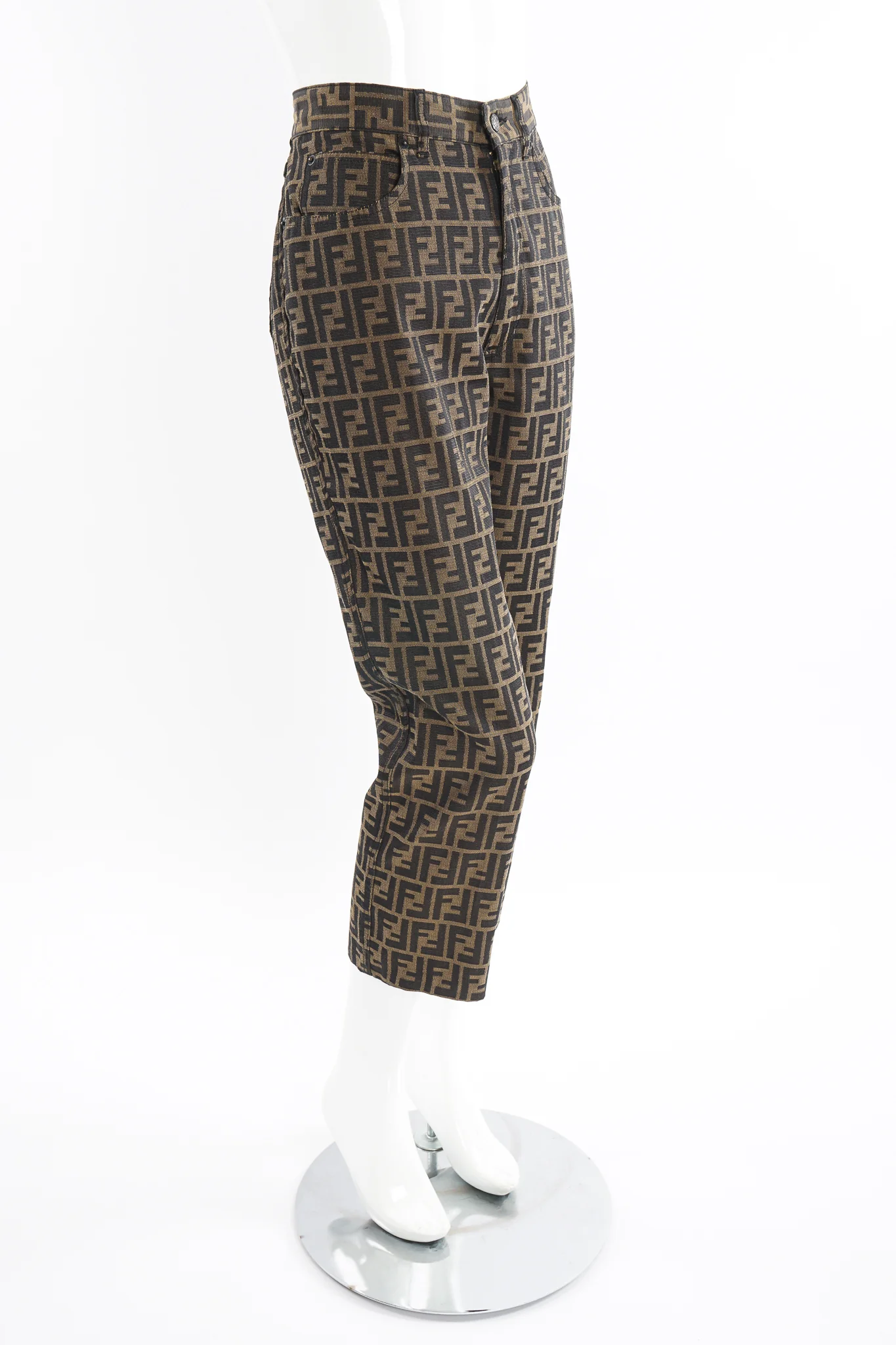 Cropped Zucca Monogram Pant - Image 4