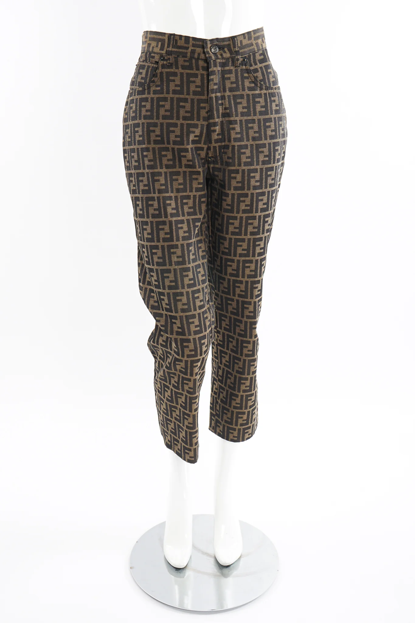 Cropped Zucca Monogram Pant - Image 5