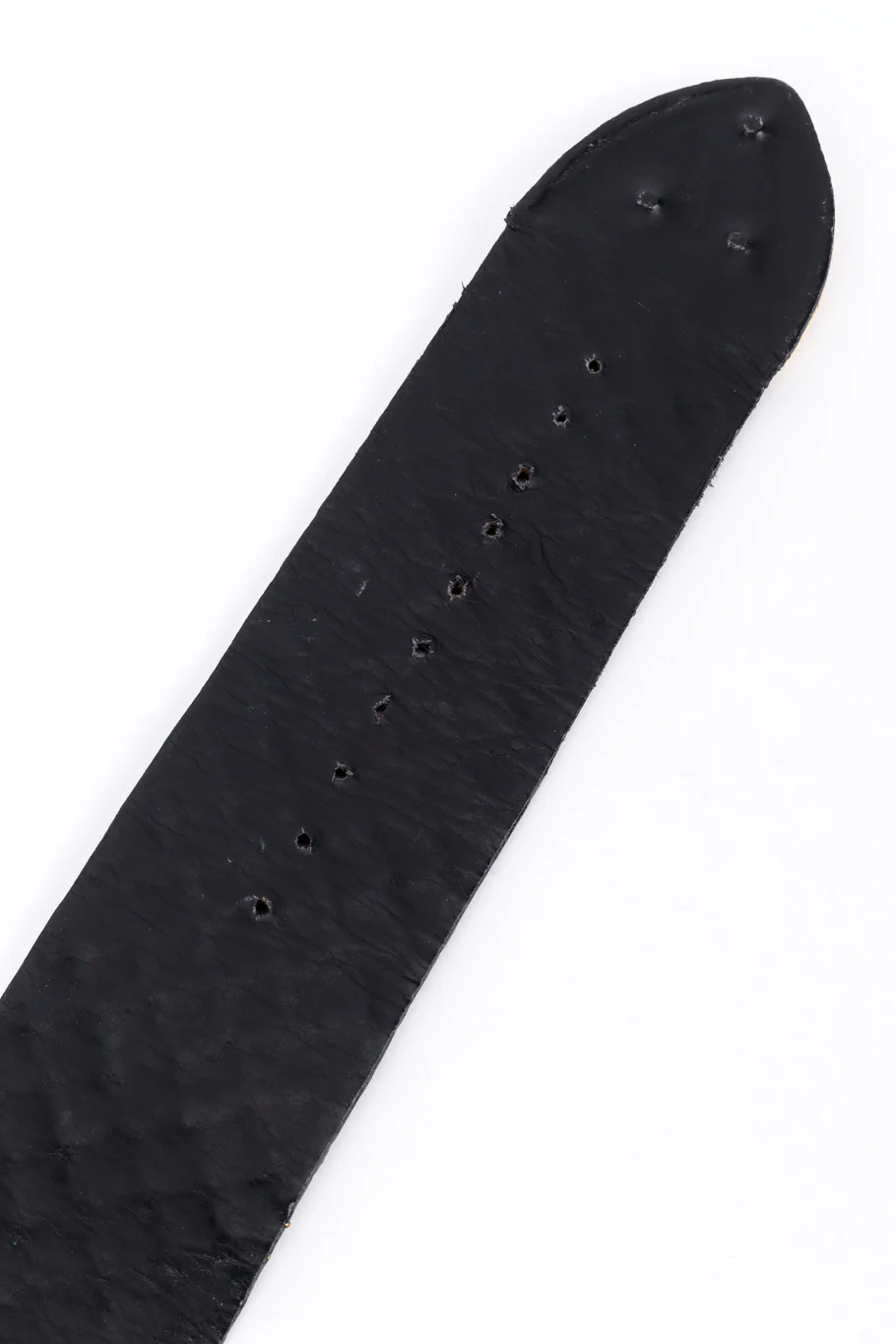 Cross Crystal Studded Leather Belt - Image 11