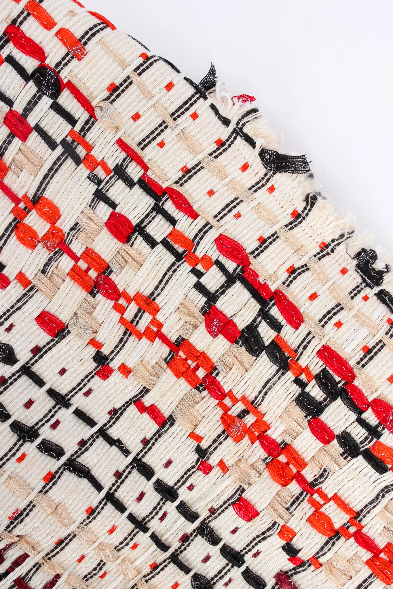 Crosshatch Ribbon Fringe Jacket - Image 8