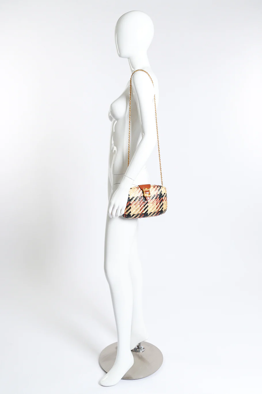 Crosshatch Shoulder Clutch - Image 2