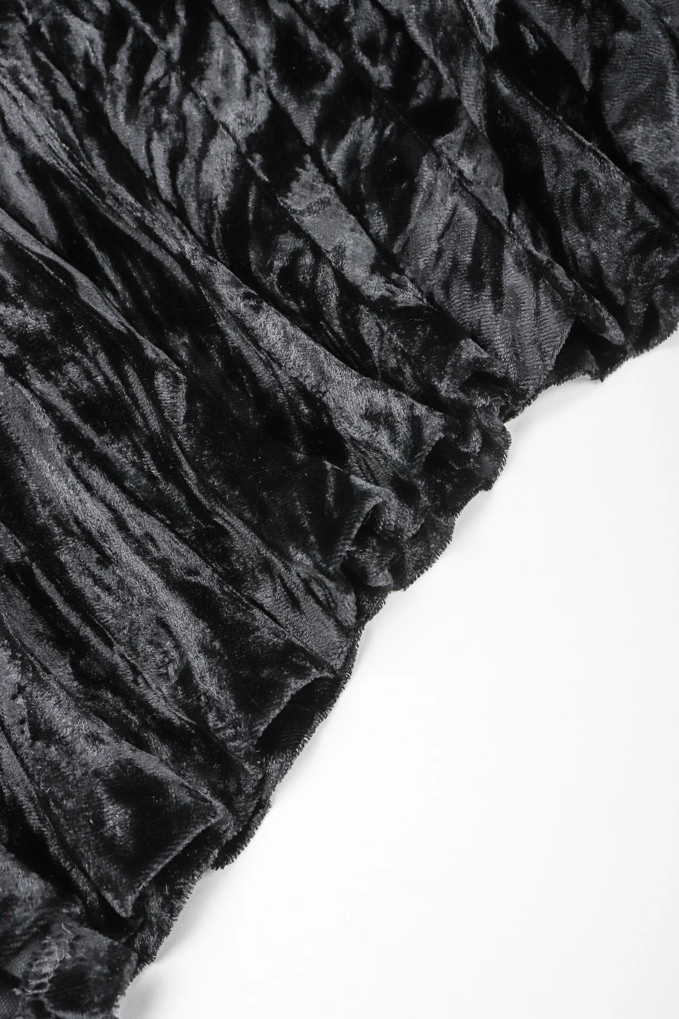 Crushed Velvet Pleated Maxi Skirt - Image 8
