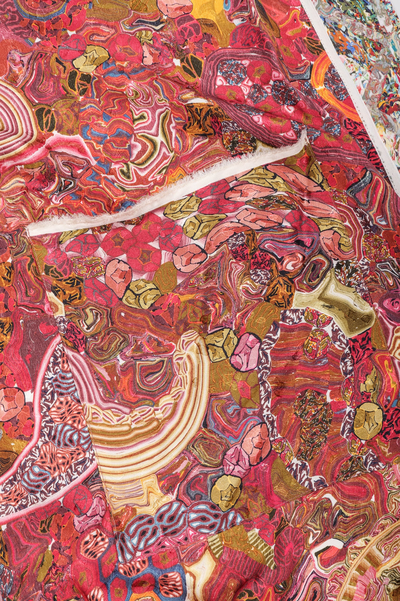 Crystal Agate Silk Selvedge Robe - Image 11
