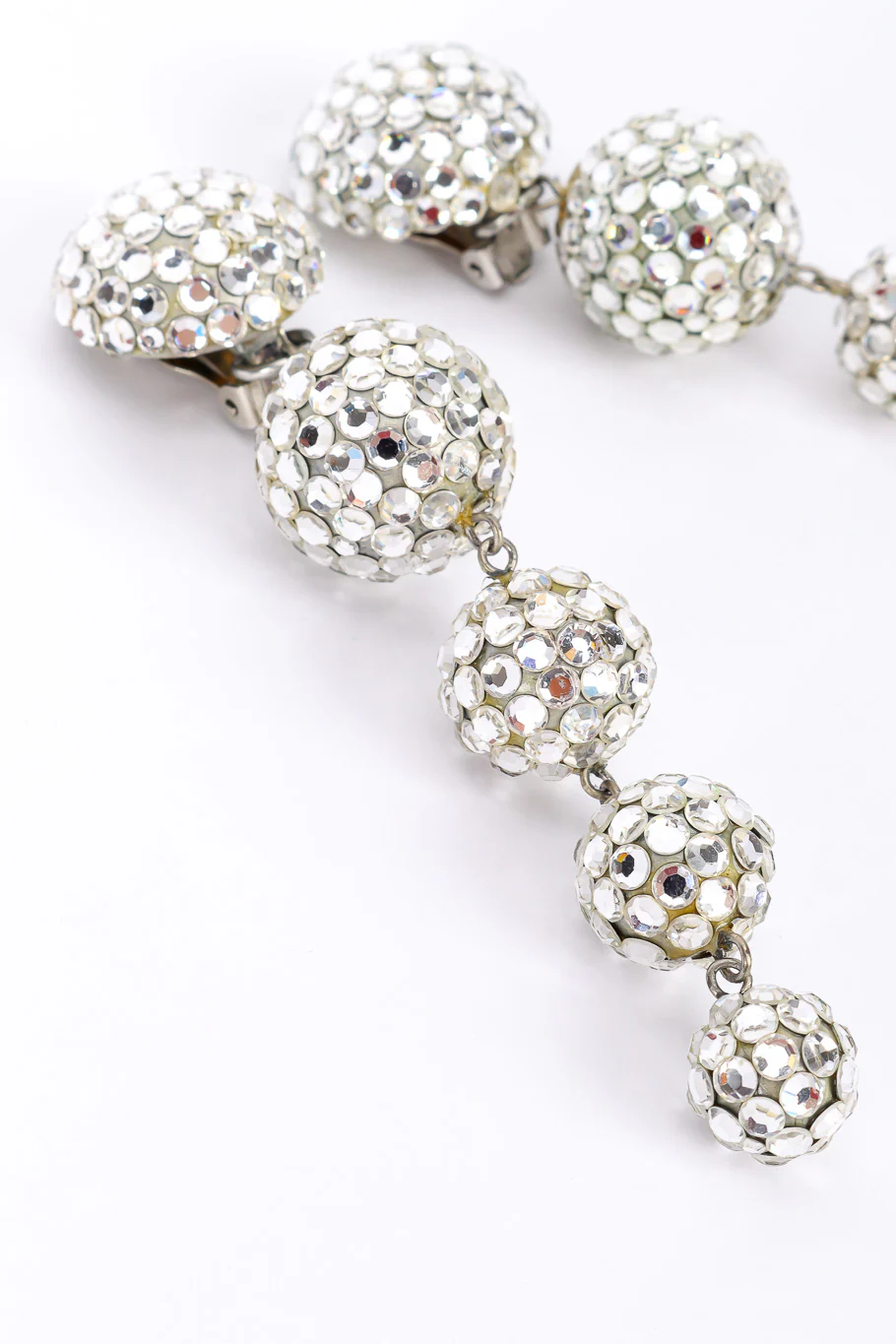 Crystal Ball Drop Earrings - Image 3