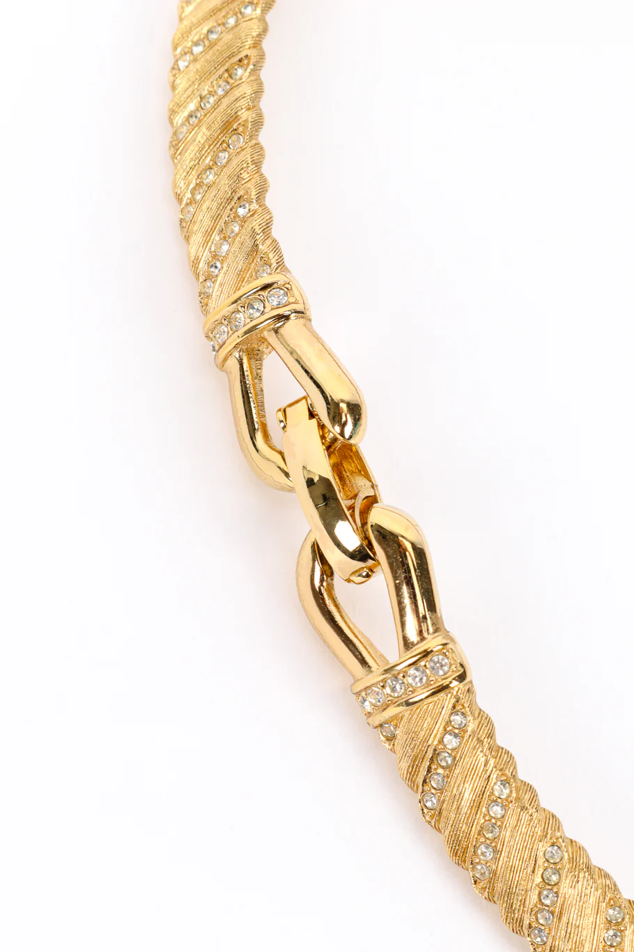 Crystal Bar Link Collar Necklace - Image 5