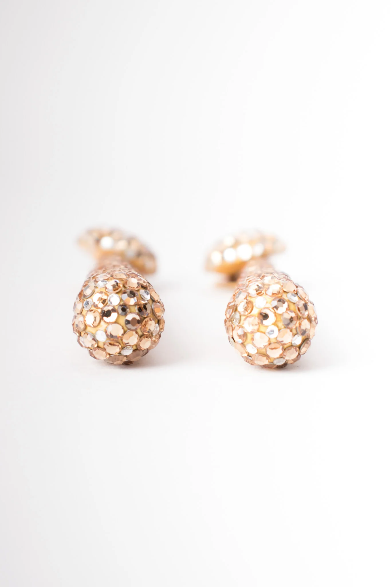 Crystal Baton Drop Earrings - Image 8