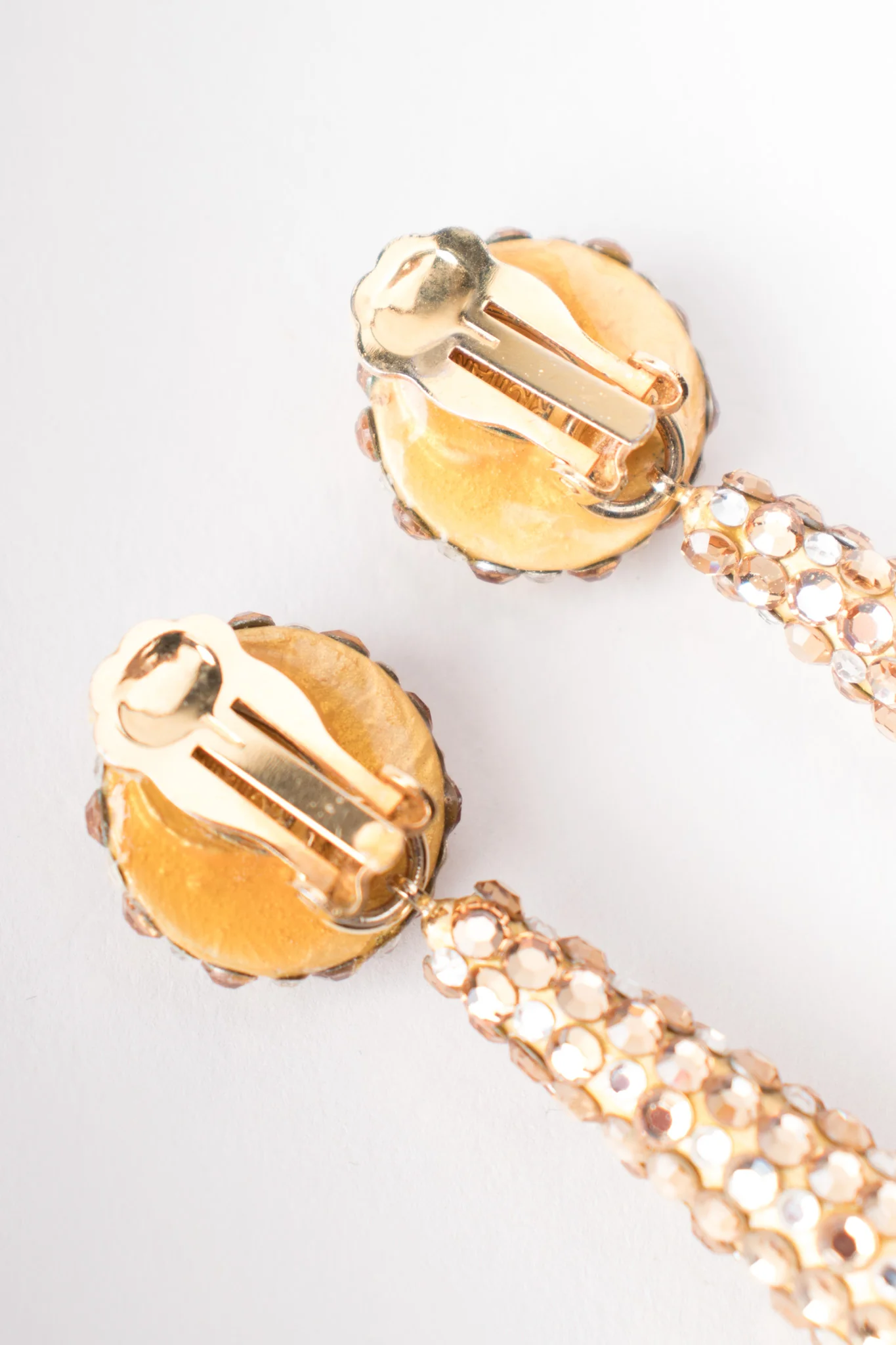 Crystal Baton Drop Earrings - Image 9