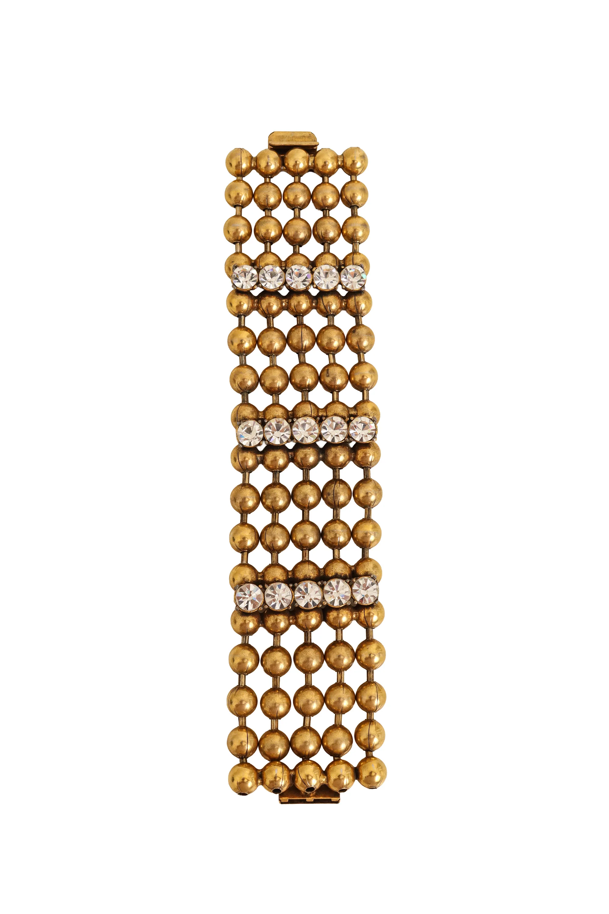 Crystal Bead Cuff Bracelet - Image 3
