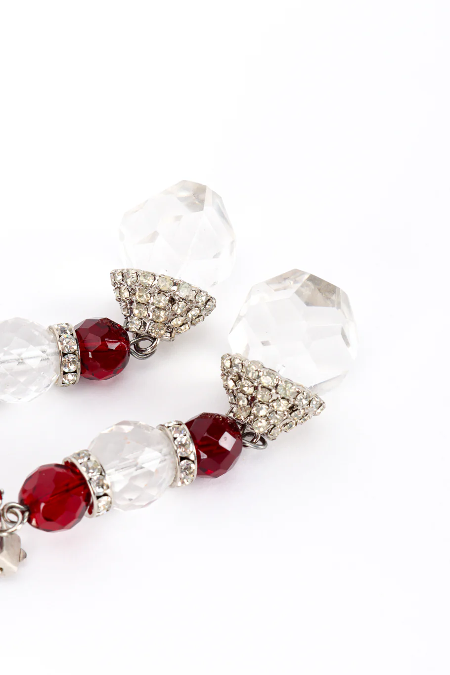 Crystal Bead Drop Earrings - Image 6