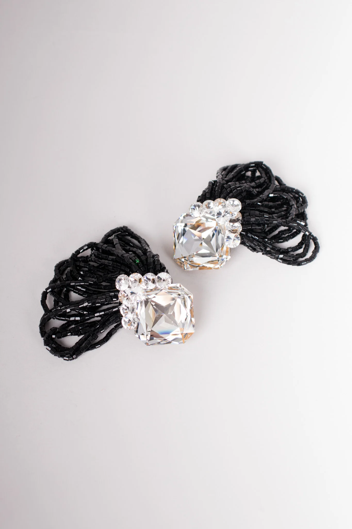Crystal Bead Loop Earring - Image 4
