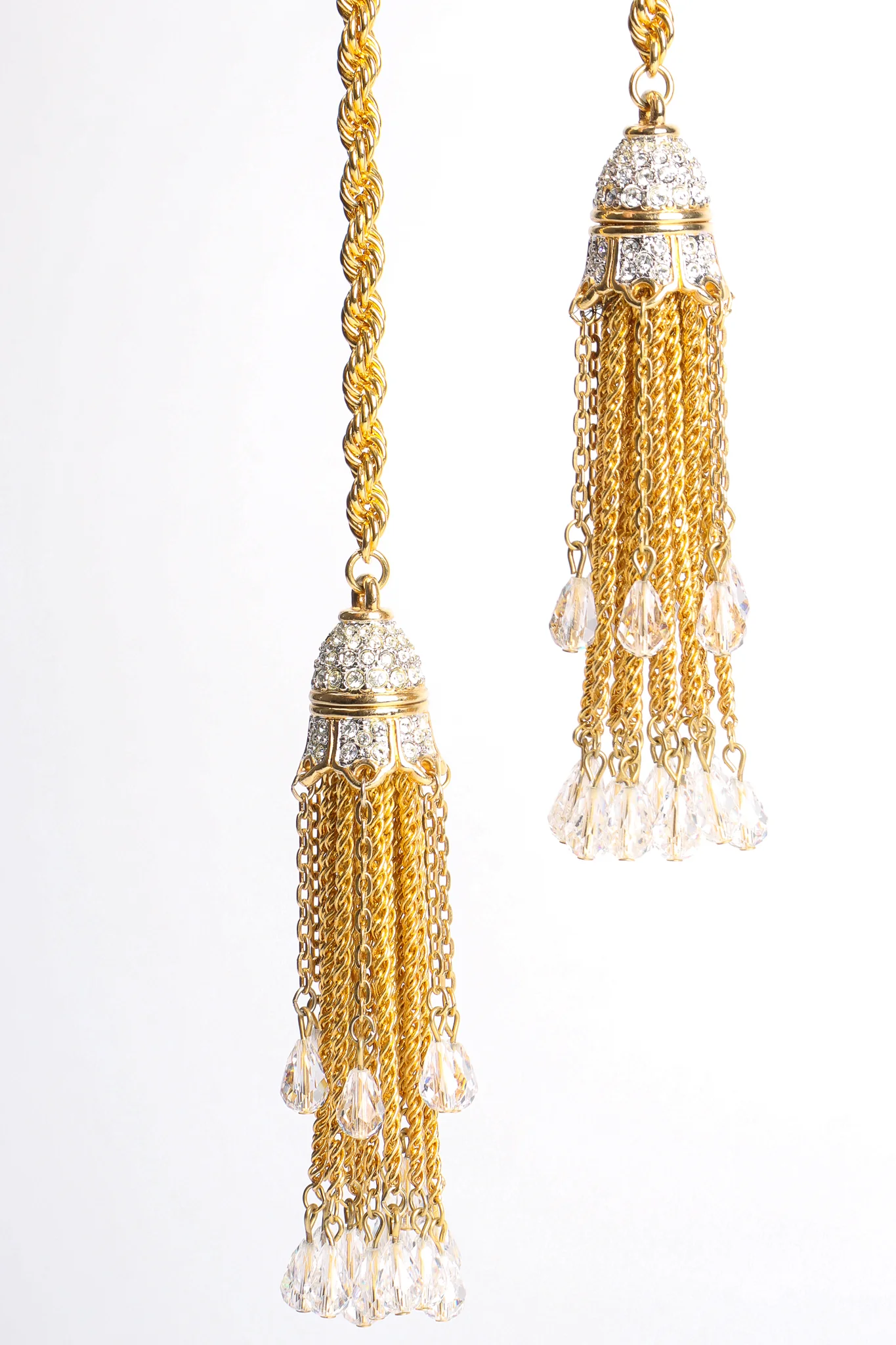 Crystal Bead Tassel Wrap Lariat - Image 7