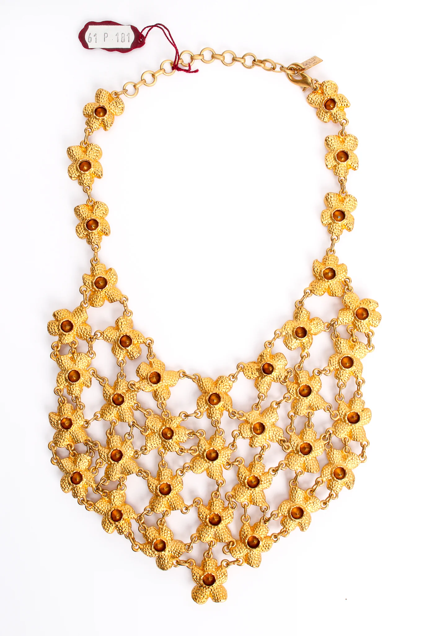 Crystal Blossom Bib Necklace - Image 6