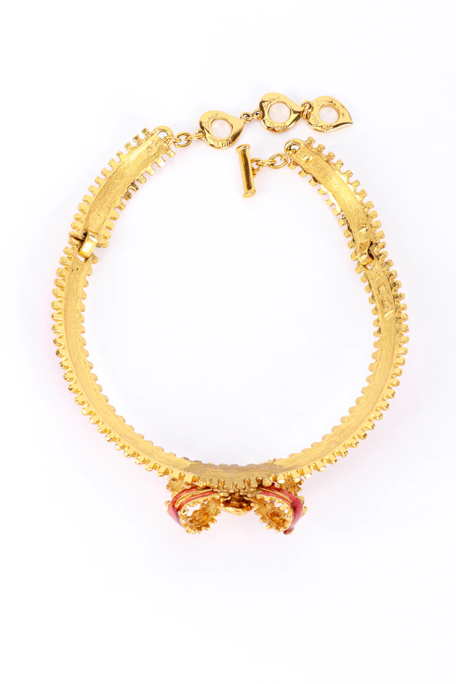 Crystal Bow Collar Necklace - Image 6