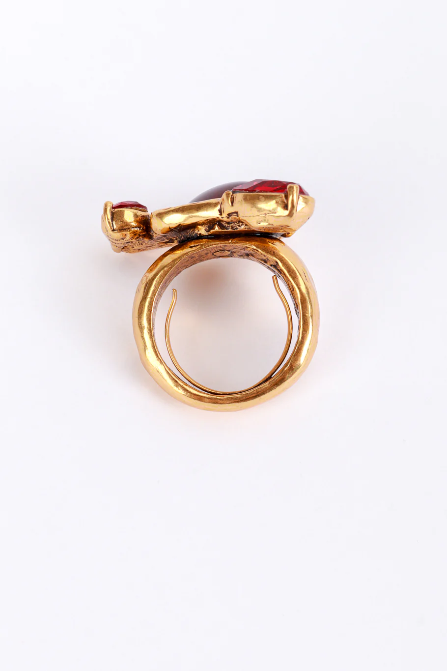 Crystal & Cabochon Branch Ring - Image 4
