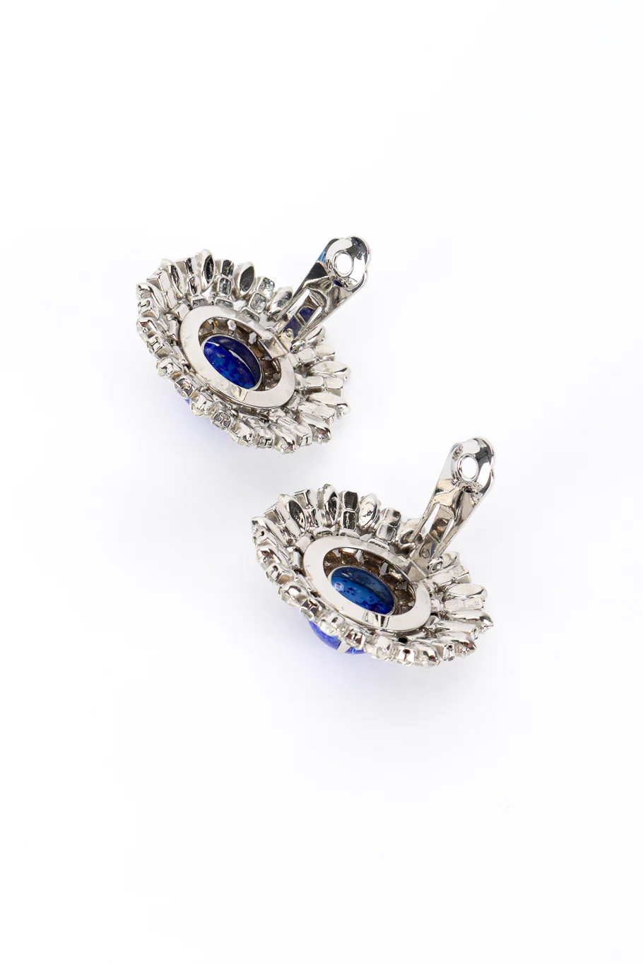 Crystal Cabochon Button Earrings - Image 7