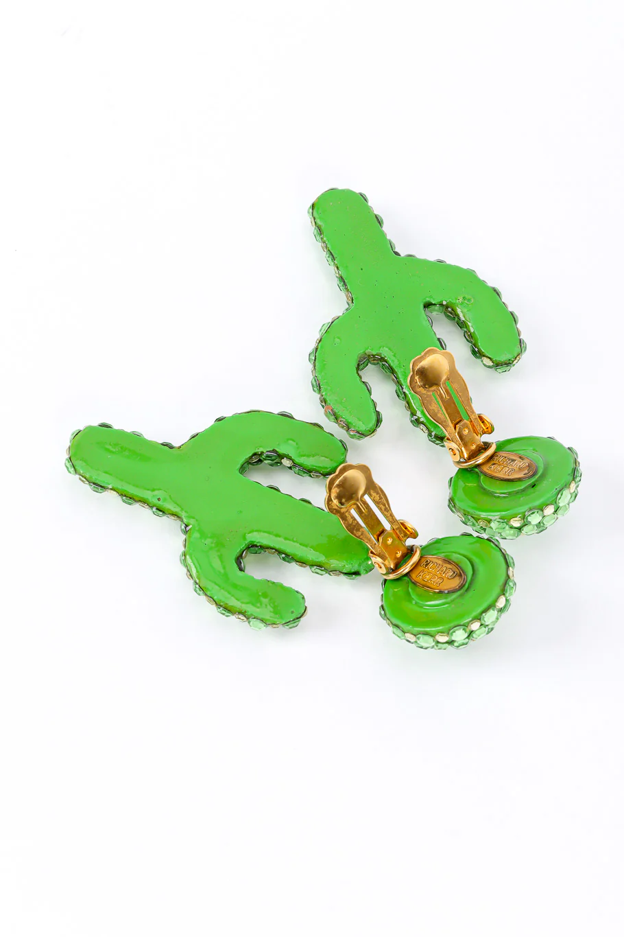 Crystal Cactus Drop Earrings - Image 6
