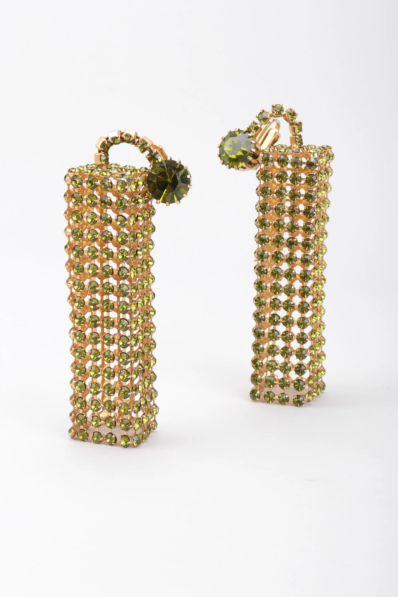 Crystal Cage Drop Earrings - Image 5