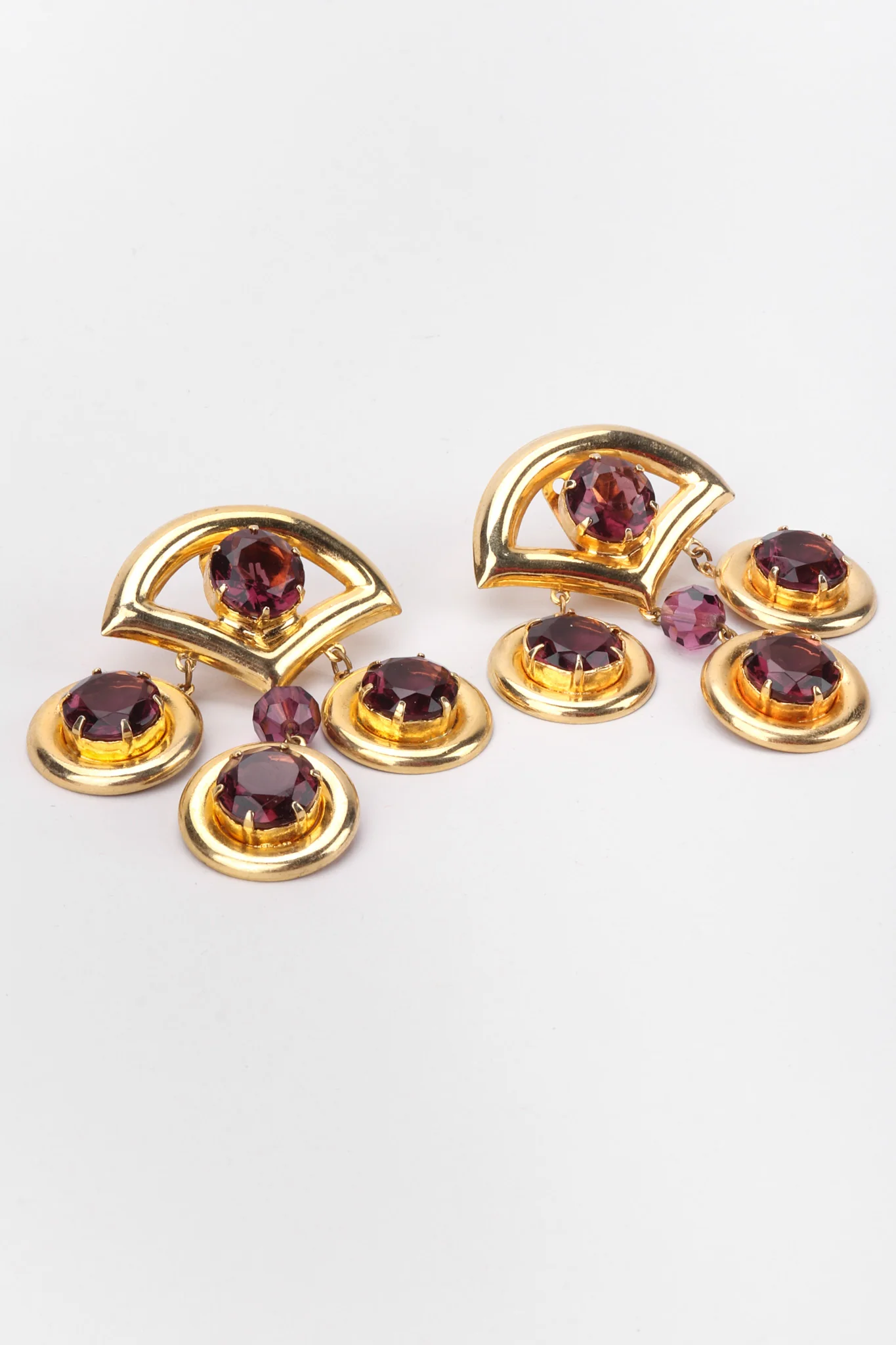 Crystal Chandelier Fan Earrings - Image 5