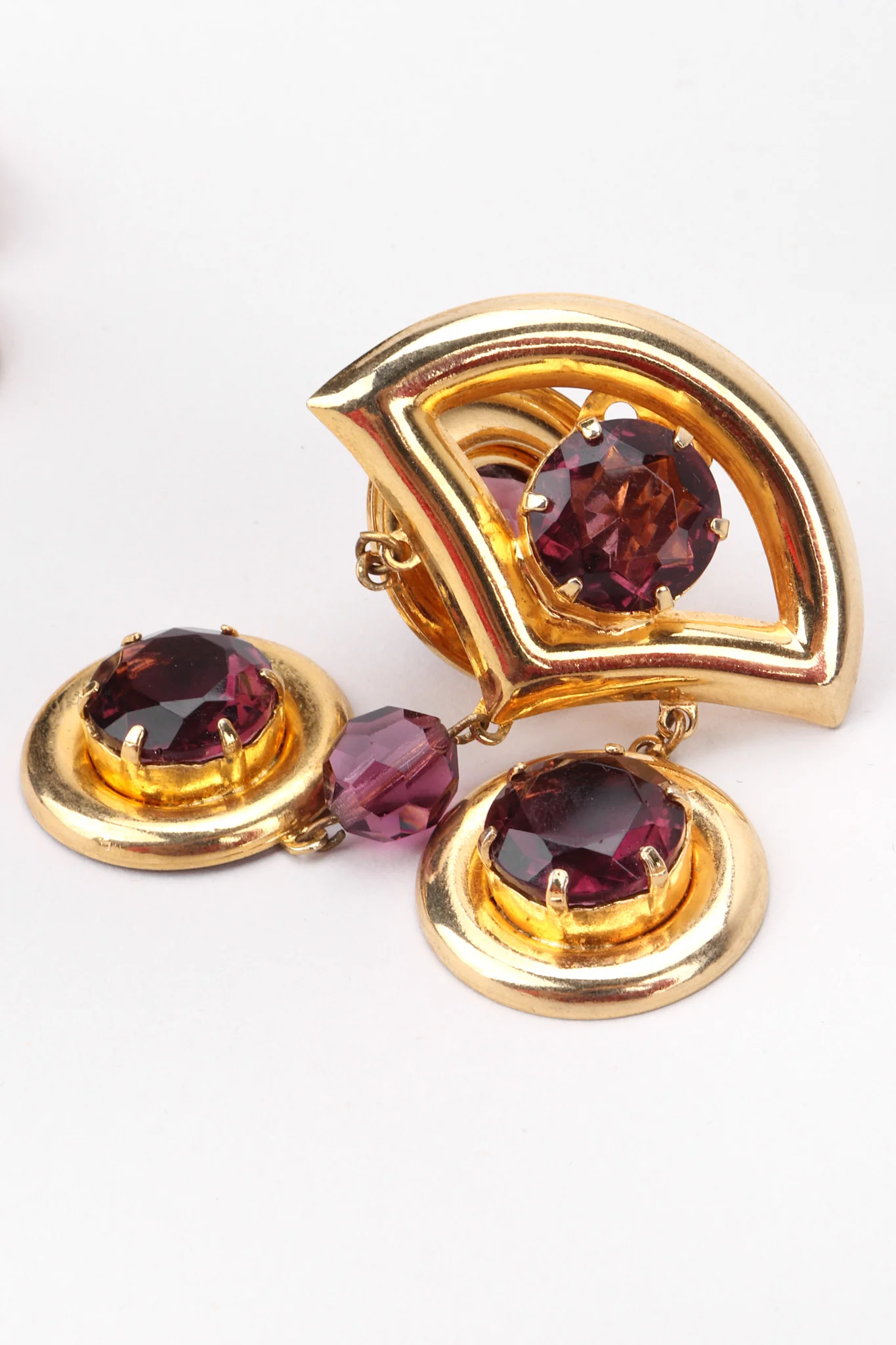 Crystal Chandelier Fan Earrings - Image 7