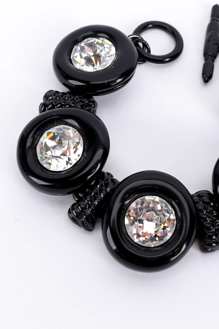 Crystal Circle Link Bracelet - Image 3