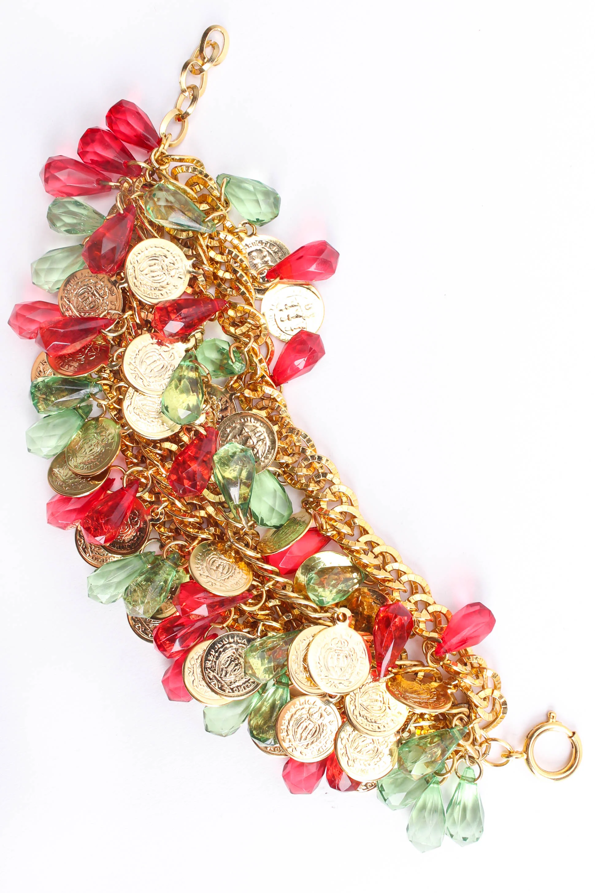 Crystal Coin Charm Bracelet - Image 3