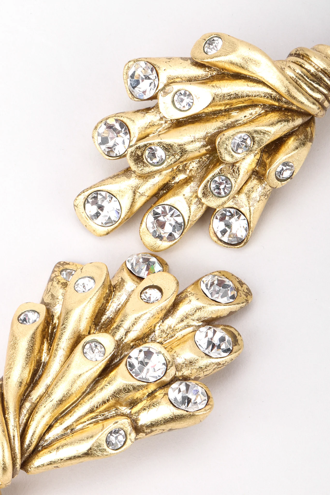 Crystal Coral Branch Drop Earring - Image 5