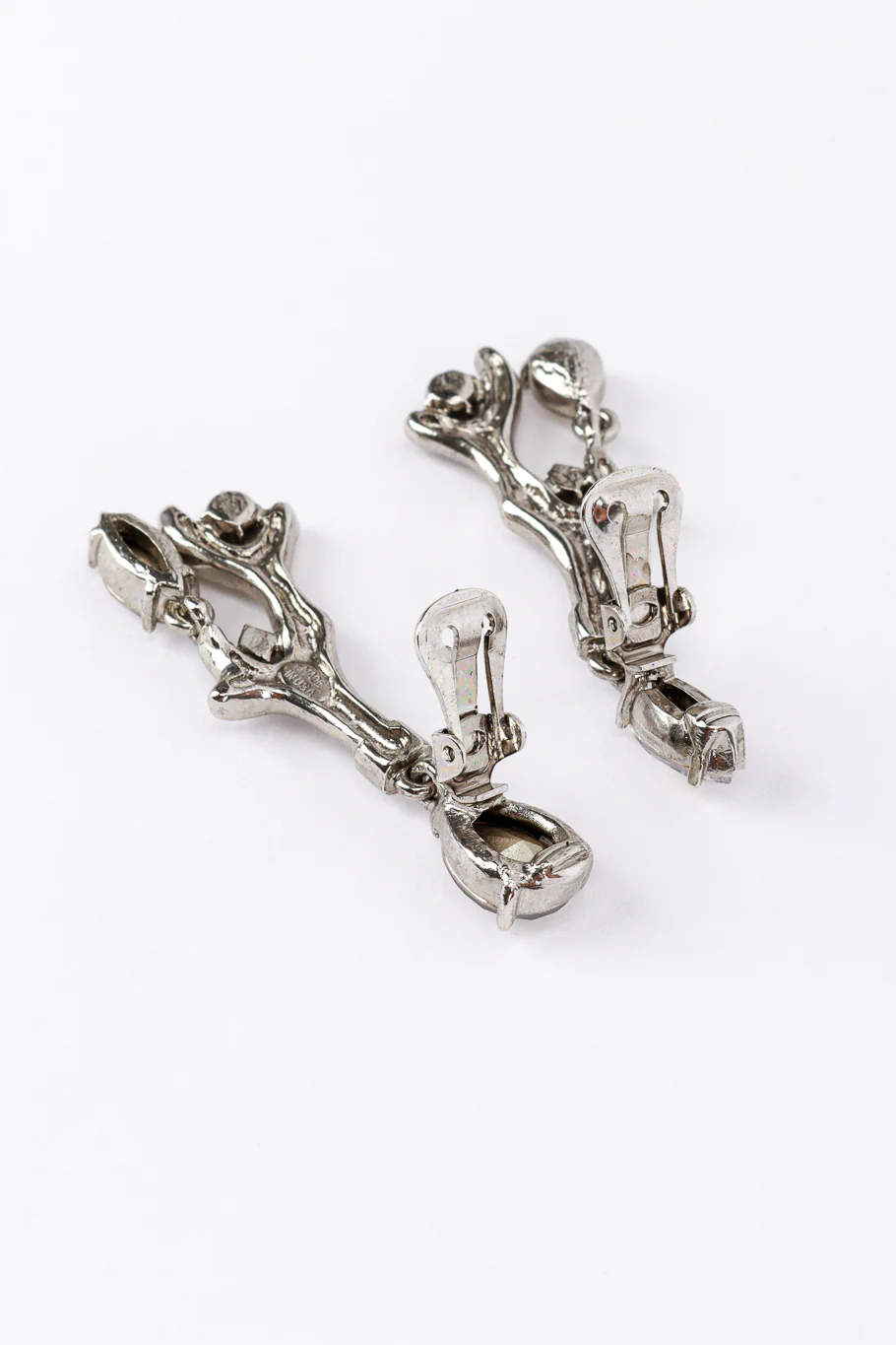 Crystal Coral Branch Earrings - Image 4