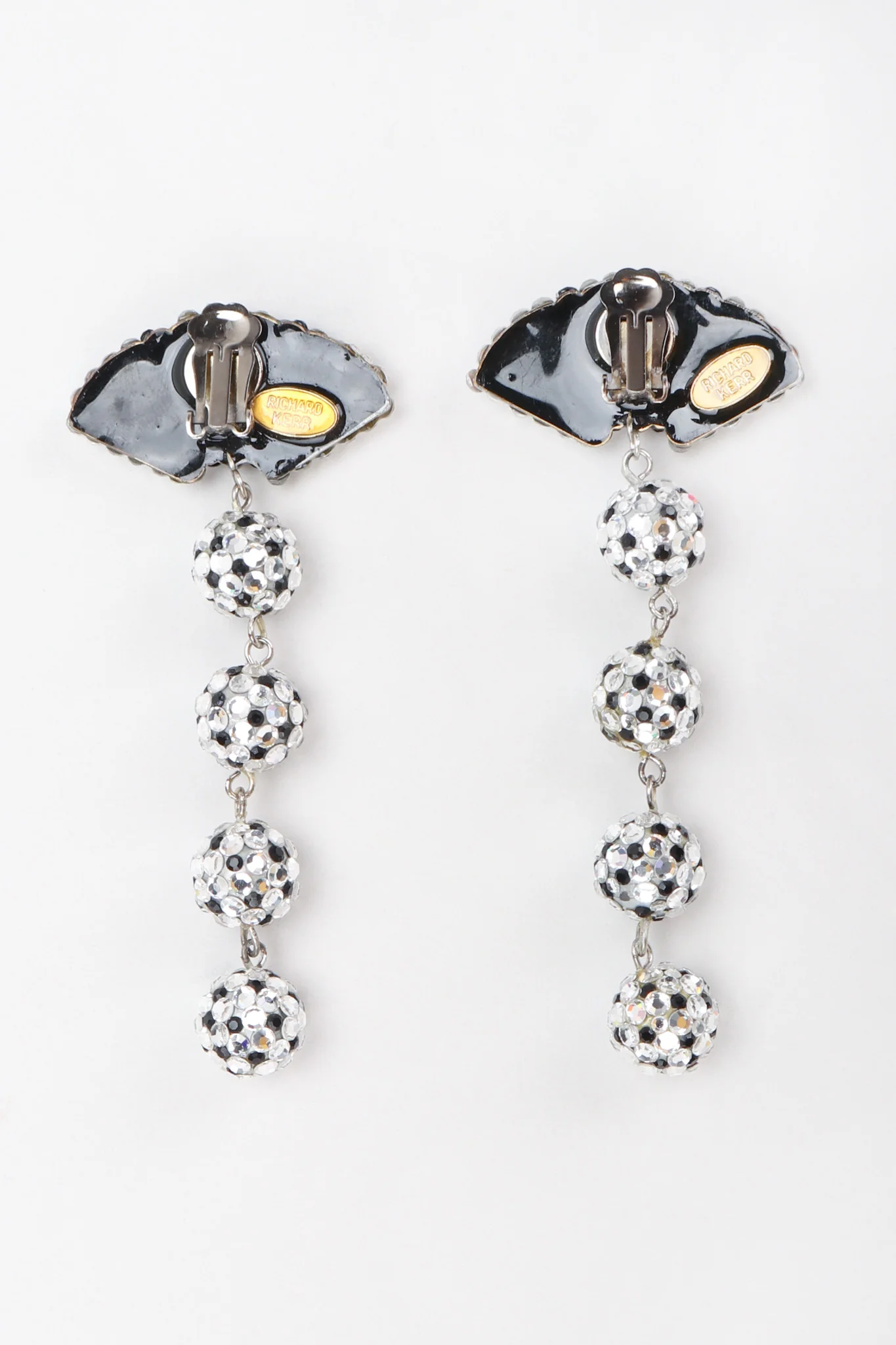 Crystal Fan Drop Earrings - Image 10