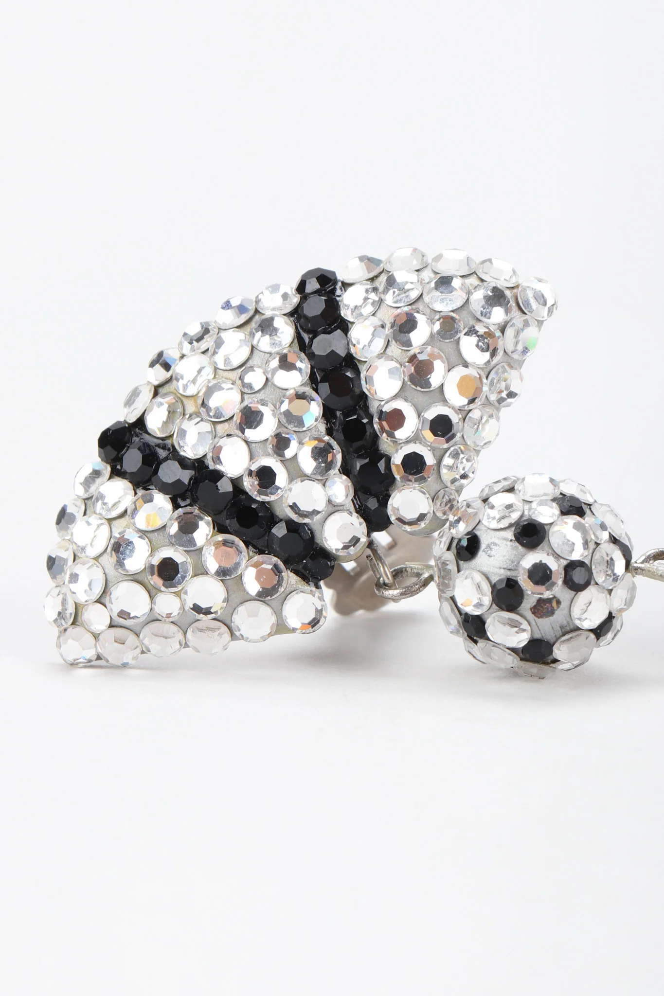 Crystal Fan Drop Earrings - Image 9