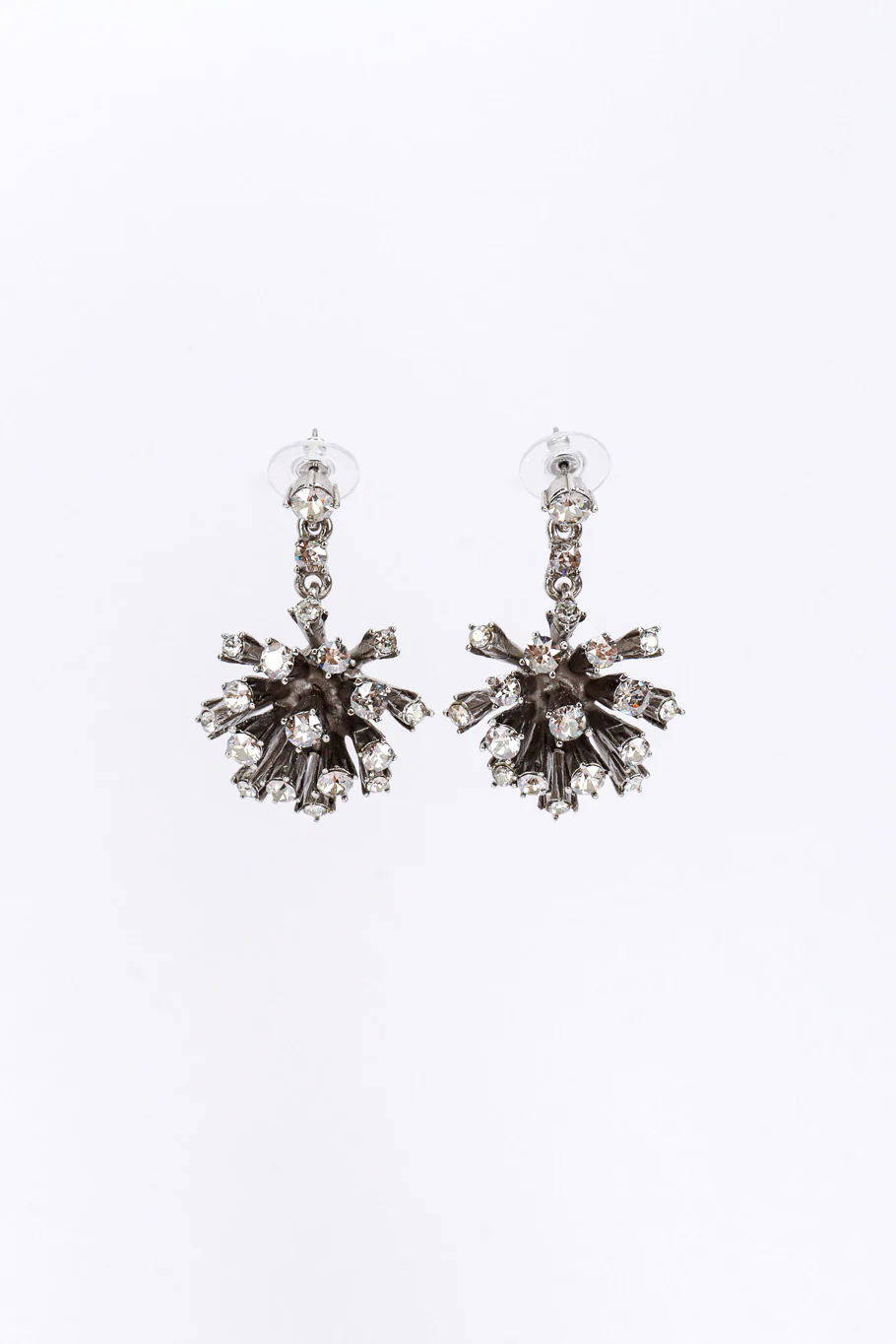 Crystal Firework Burst Drop Earrings