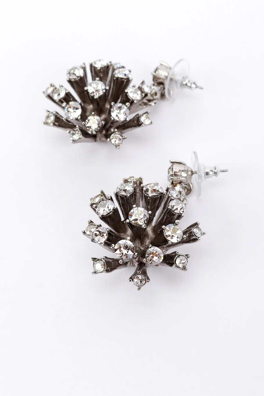 Crystal Firework Burst Drop Earrings - Image 3