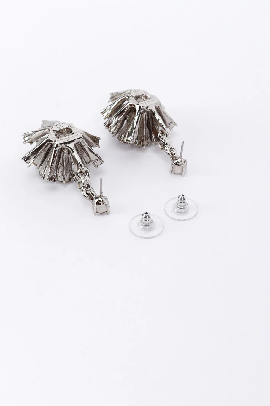 Crystal Firework Burst Drop Earrings - Image 4