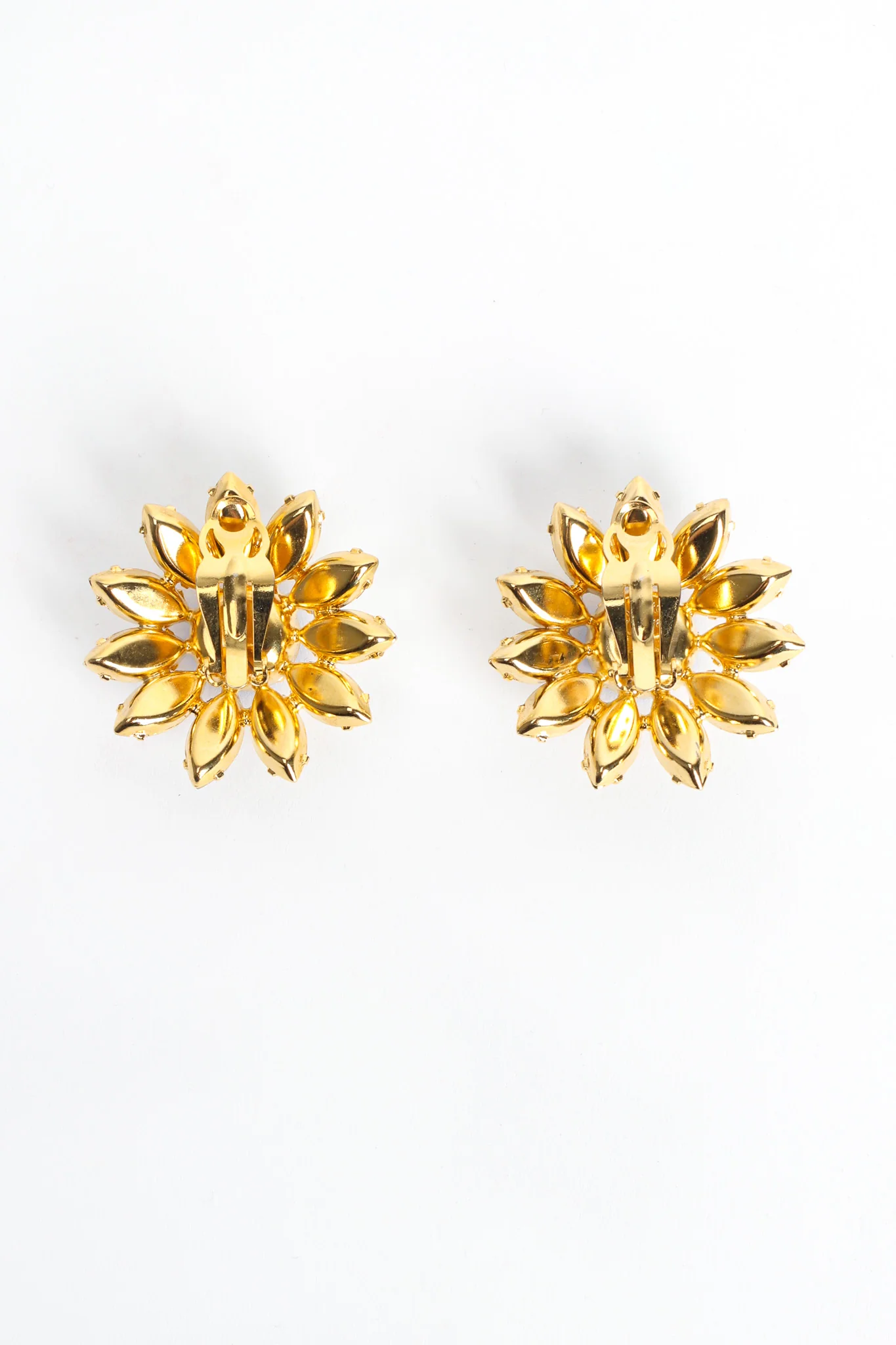 Crystal Floral Earrings - Image 4